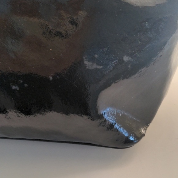 Michael Kors Black Patent Leather Rhinestones Studded Tote good used condition - Picture 12 of 15